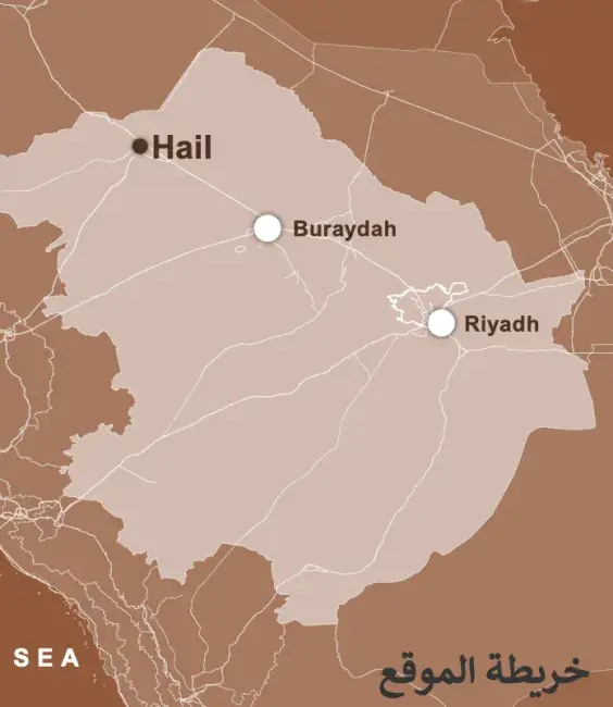 العمارة النجدية خرائط توزيع الأنماط المعمارية